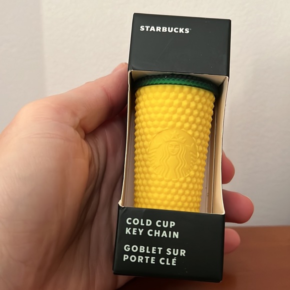 Starbucks pineapple cold cup key chain Hawaii exclusive - Picture 2 of 3
